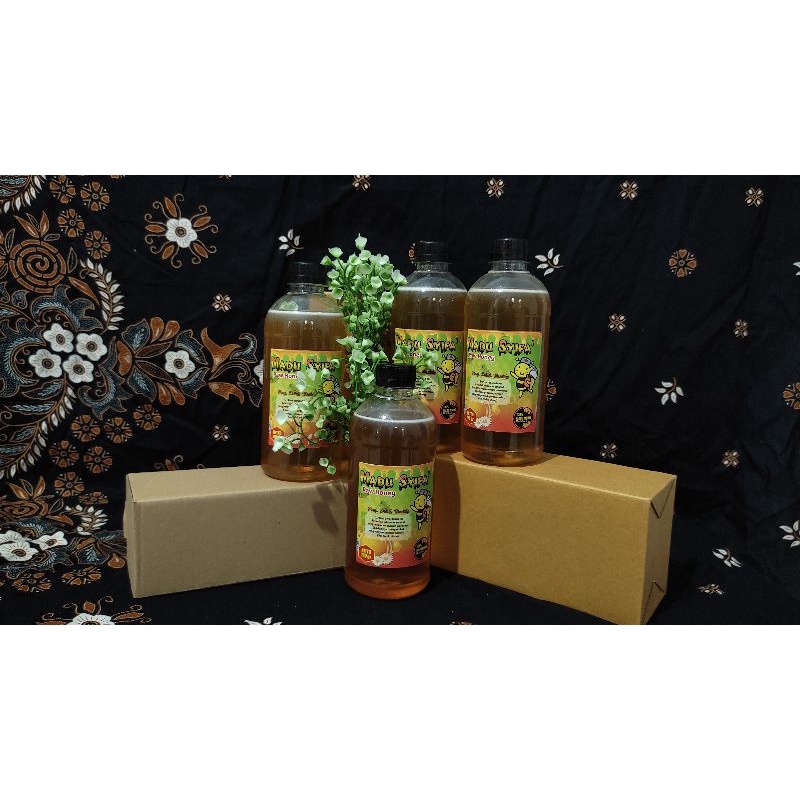 

MADU MURNI MULTIFLORA LEBAH MELIFERA (RAW HONEY) MADU SYIFA' 700 gr.