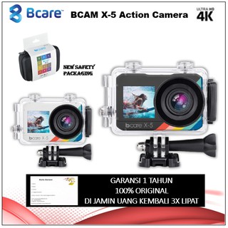 Bcare BCam X-5 Action Camera WiFi 16 MP Dual Screen Ultra HD 4K