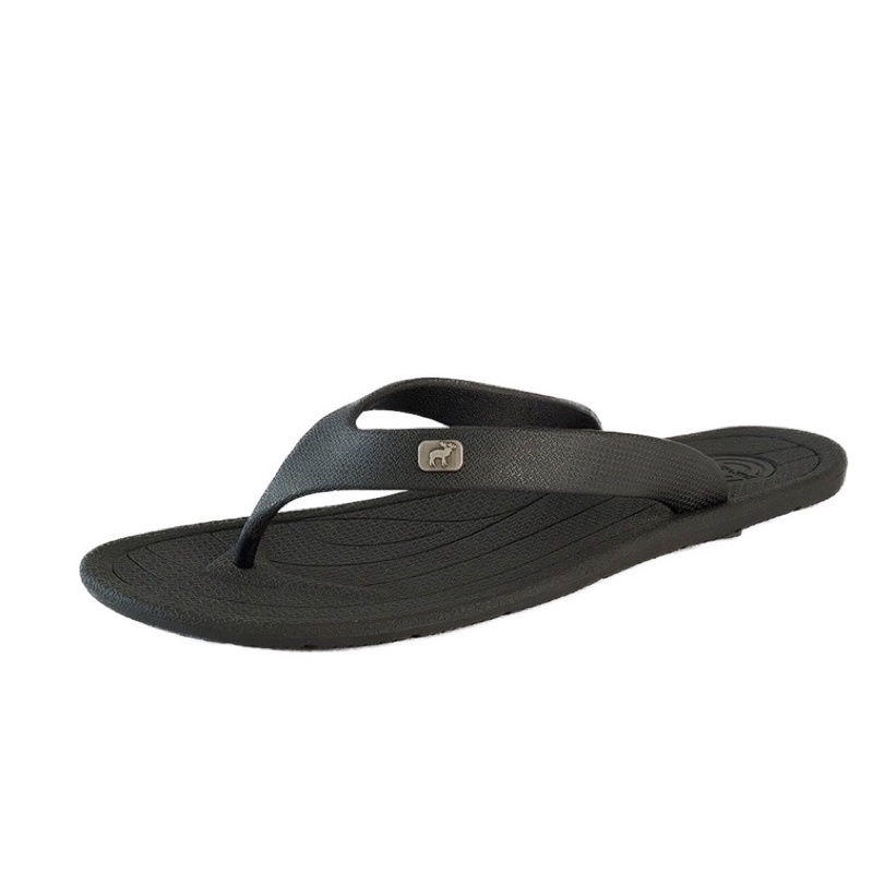 Sandal Panama Honu black black pria sandal jepit cowok sandal jepit panama