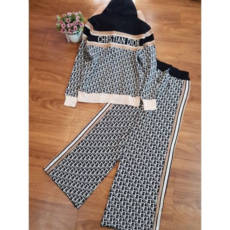 One set pants rajut CD premium import bangkok