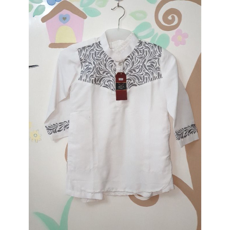 Baju Koko Anak Laki- laki 6-7 Tahun 1 set +Celana