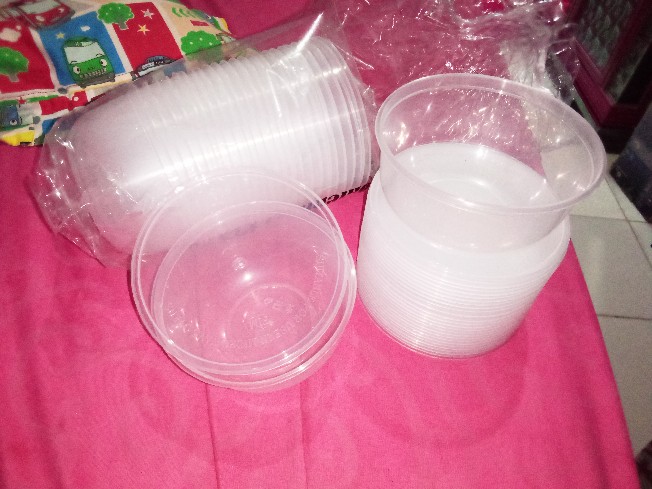 Thinwall 400 Ml Round + Tutup Merek Fim Harga 1 Roll Isi 25 Pcs