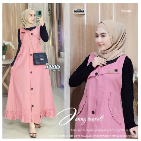 Jenny Overall by Ori Uwais Hijab "Overall Muslimah Katun Cigaret"