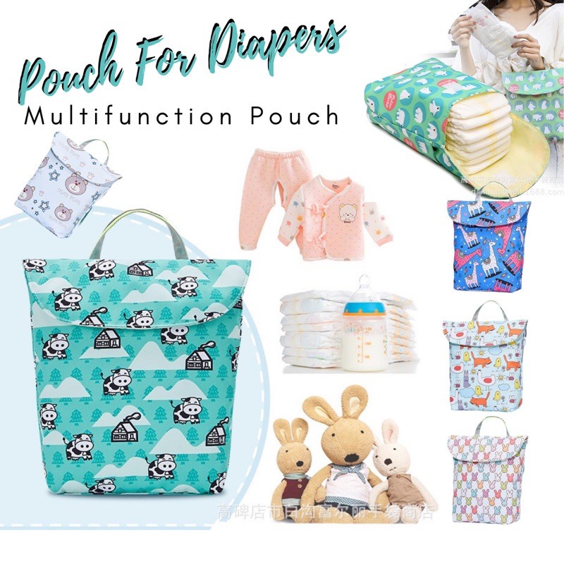 7.7 BIG SALE !! POUCH FOR DIAPERS MULTIFUNGSI/ TAS PAMPERS / TAS DIAPER /TAS POPOK