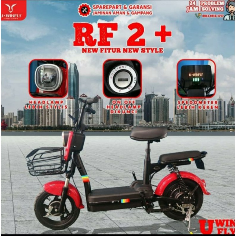 Sepeda Listrik Uwinfly Red Fish Plus / RF+