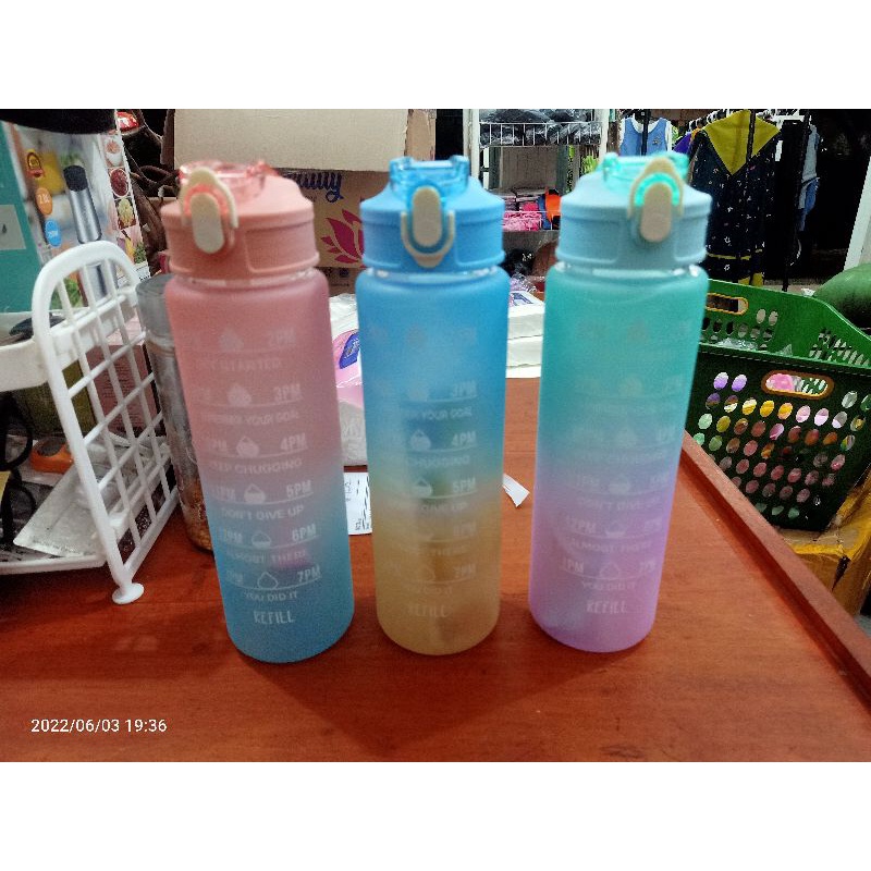 BOTOL 1LITER PELANGI/BOTOL 1LITER/BOTOL FIRAL/BOTOL MURAH