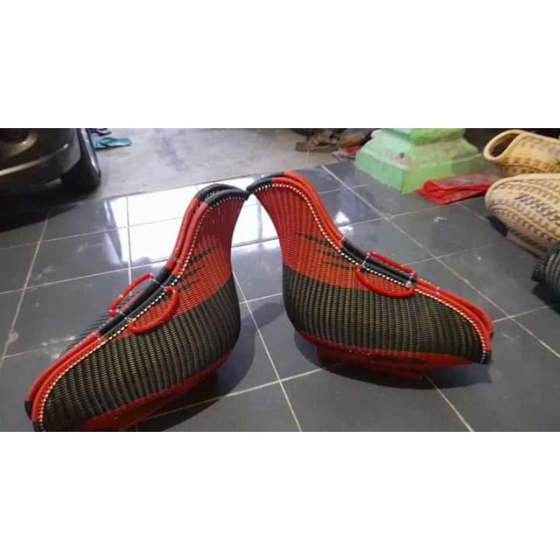 tas/kisa ayam fiber model angsa perahu tas kiso keranjang ayam
