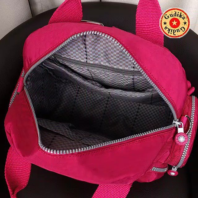 GUDIKA 5023 - Tas Ransel Laptop Wanita Kekinian Import Original Terbaru Bahan Nilon Waterproof Anti Air Premium Korea bisa muat banyak barang banyak slot kocek terlaris - tas wanita - tas cewek - tas kerja - tas laptop - rangsel - gudika bag - tas gudika