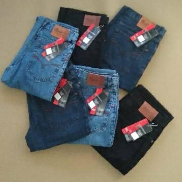 Celana jeans pria standart 27-38 free ongkir jeans reguler / celana jumbo / reguler fit