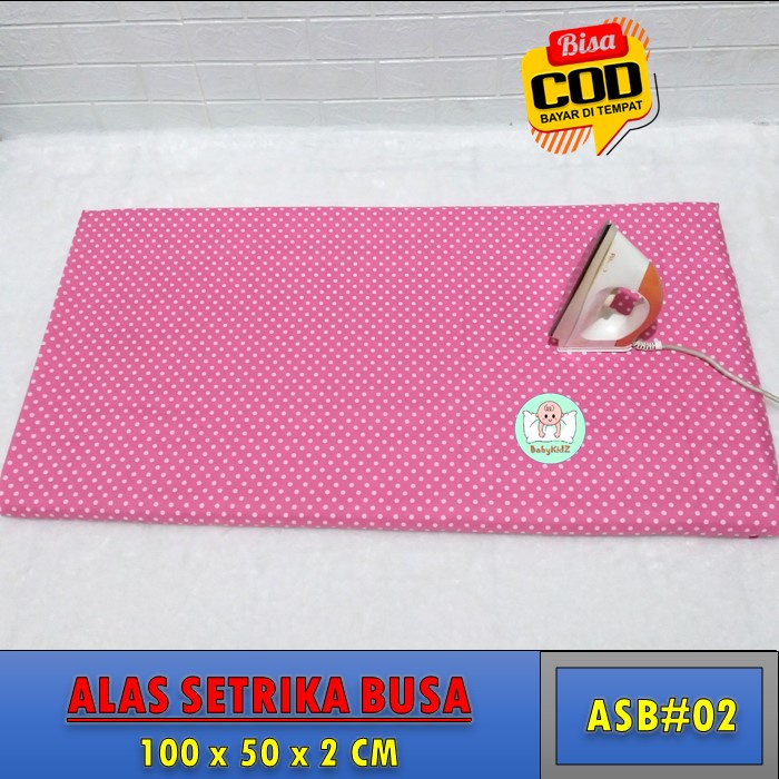 Alas Setrika Busa 100x50x2 cm Alas Gosok Modern Busa Setrika Tahan Panas