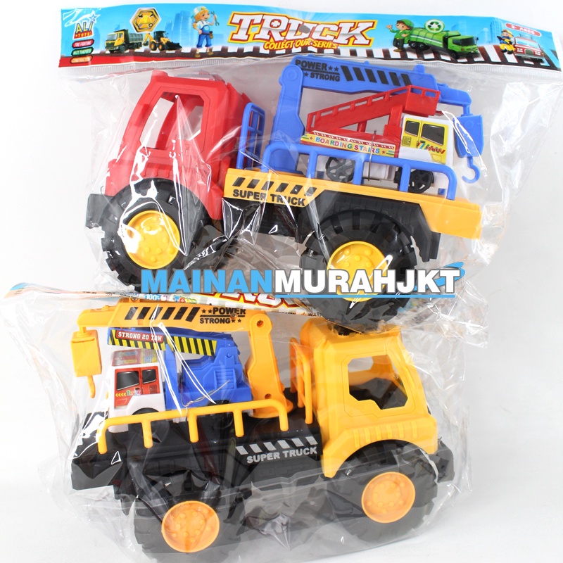 MAINANKEI  MAINAN ANAK MURAH SUPER TRUCK AK92 POWER STRONG TRCUK DEREK MOBIL MOBILAN