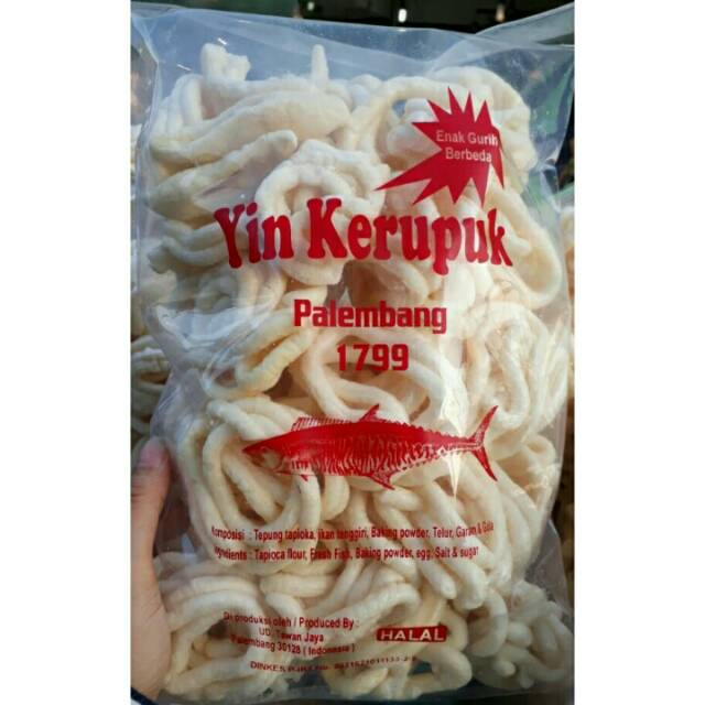

Kerupuk ikan tenggiri kriting asli palembang