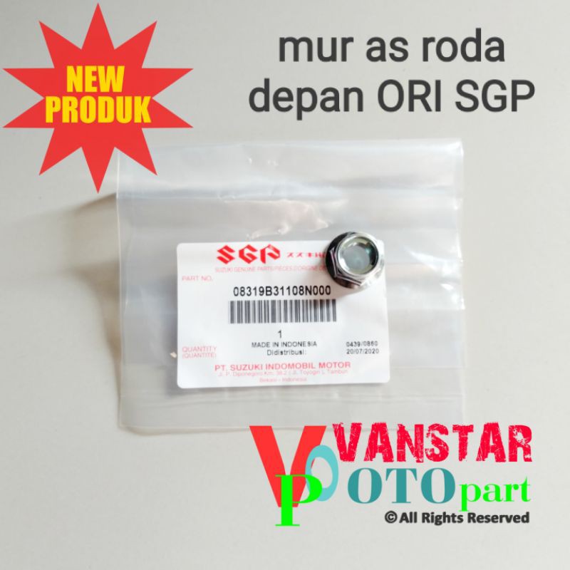 mur as roda depan suzuki ORI SGP