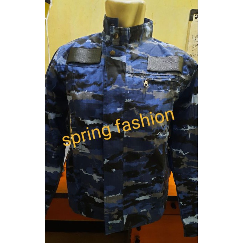 Jaket Loreng TNI AU - Jaket TNI AU Slim - Jaket Loreng AU Model ABG - Jaket TNI AU Pres Body