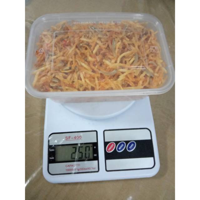 

Kentang mustofa + teri
