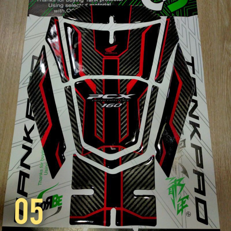 Tankped Honda PCX Sticker Timbul PCX 160 new Tankped Honda PCX 160 2021 Deckped Honda PCX New