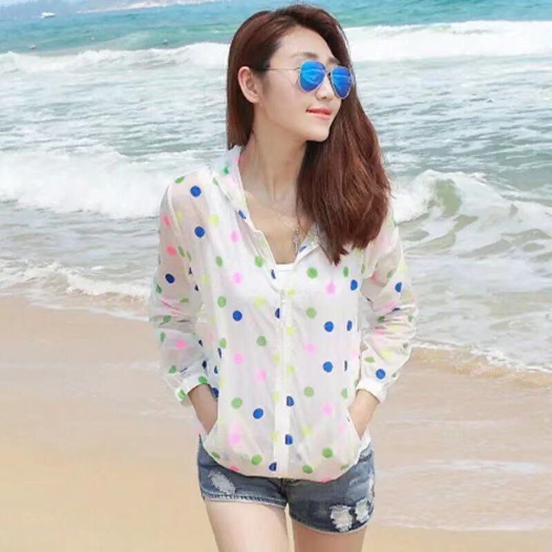 Jaket Sepeda Wanita Korea Style Jacket Jogging Anti UV Import Cepat Kering Maystar Jaket1-Bulat