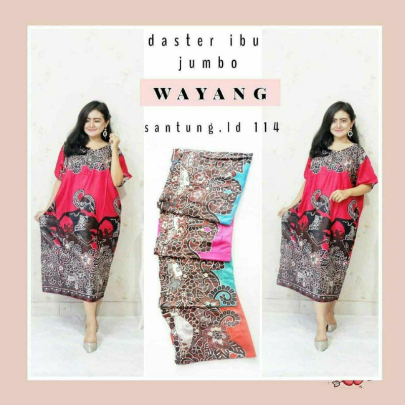 Daster Wayang Jumbo