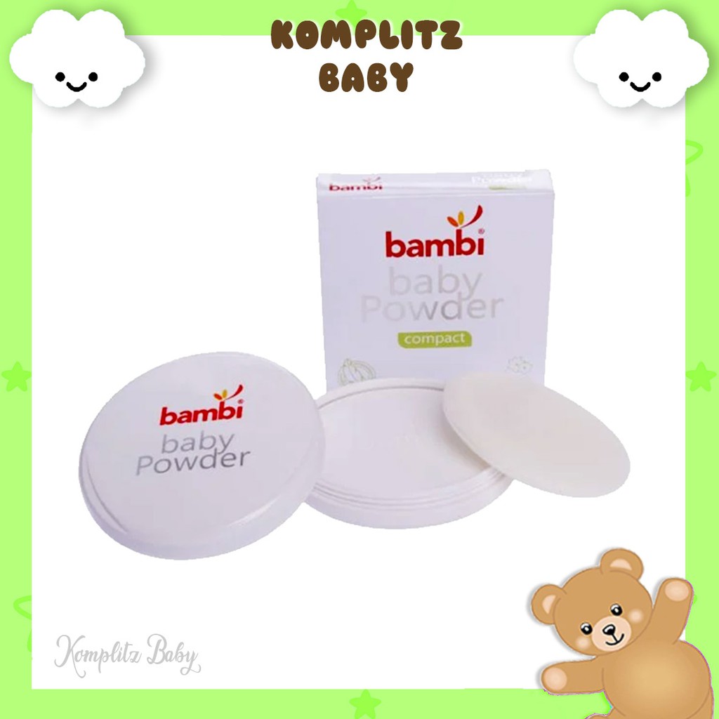 Bambi Baby Compact Powder / Bedak bayi padat 40gr