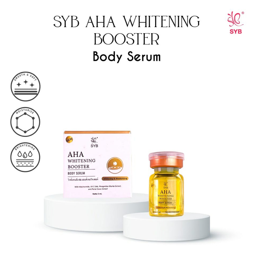 SYB AHA Whitening Booster Body Serum - 5ml