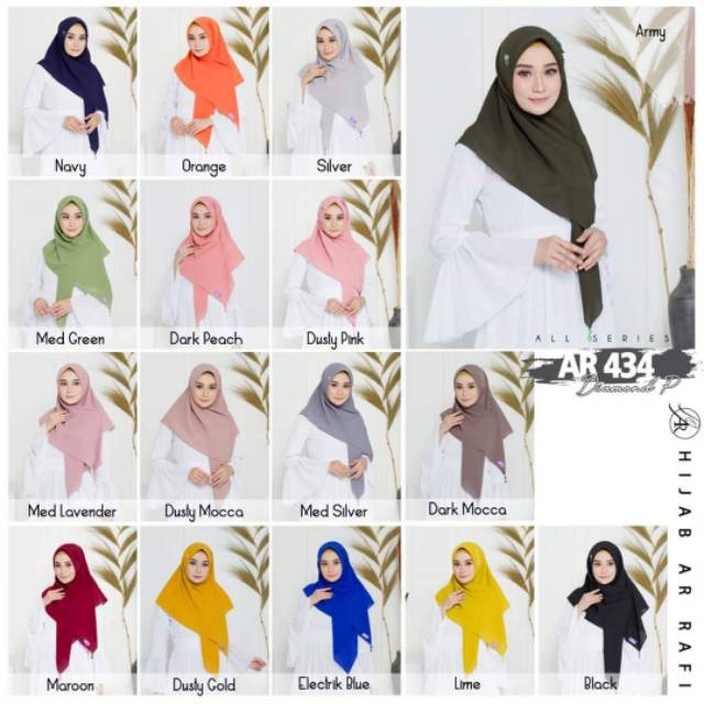COD || HIJAB ARRAFI BEST SELLER LIMITED EDITION kode ar434