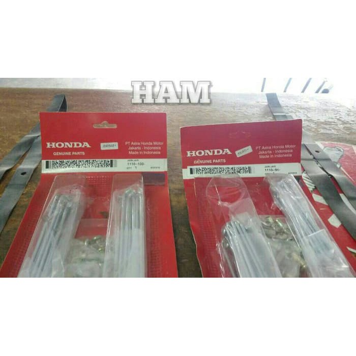 jari jari depan + belakang + karet velg 2bj vario beat dll ori AHM #HAM