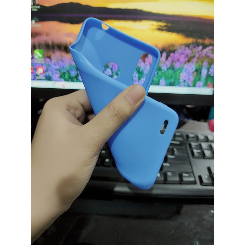 TPU MACARON Infinix Hot 7 6.2 Inchi Softcase Silicon Candy Anti Noda No Logo Full Cover