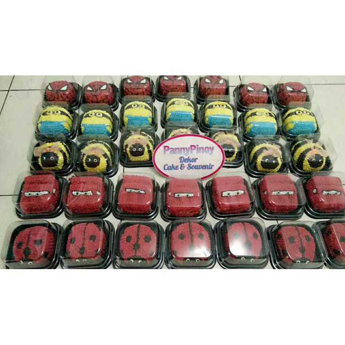 

TART MINI KARAKTER 3D LUCU, KUE LEMBUT BANGET Dan MURSE