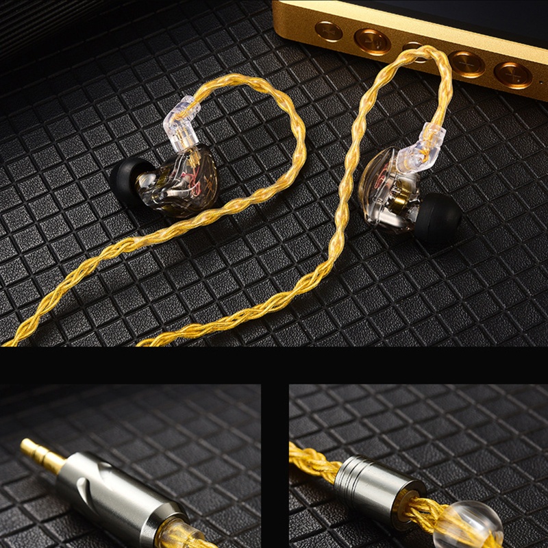 Zzz QKZ T1 Eight-strand Kabel Earphone Lapis Silver Dengan 2 Pin 0.78mm Pengganti QKZ-ZXN / ZXT / AK6