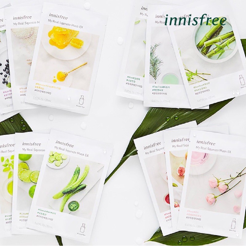 (ORIGINAL 100%) INNISFREE REAL NATURE MASK SHEET TERMURAH