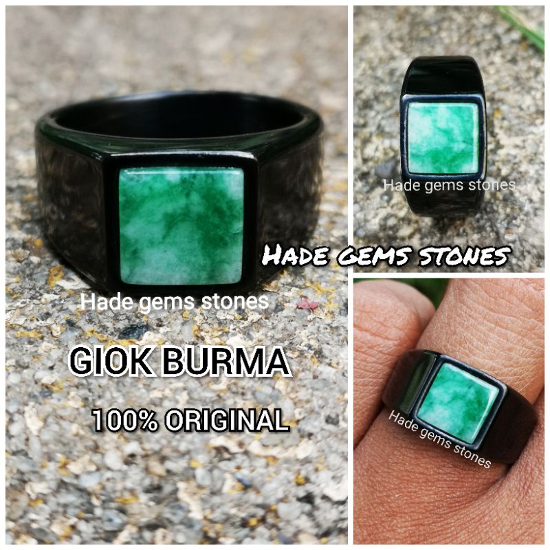 NATURAL BATU GIOK BURMA THAILAND SUPER MEWAH