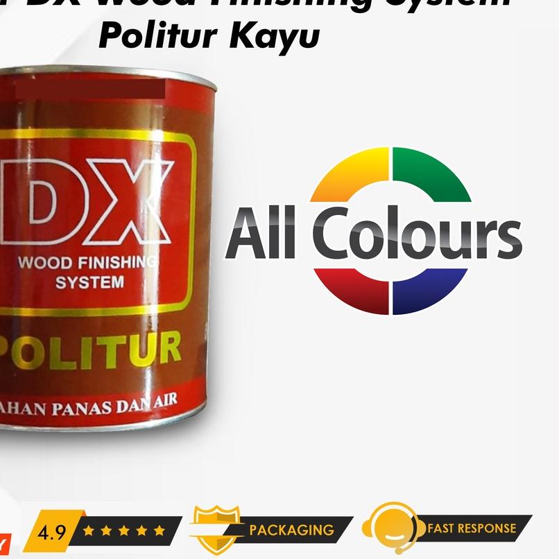 Politur DX Wood Finishing System 1L Politur Kayu - ALL COLOUR