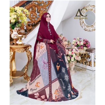 GAMIS SYARI COUPLE SULTAN KHUSUS MOM(IBU) BY AC ORIGINAL