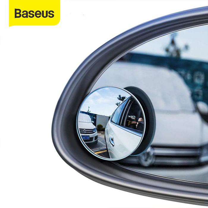 Baseus Wide Angle Blind Spot Car Mirror - Kaca Spion Mini Cembung