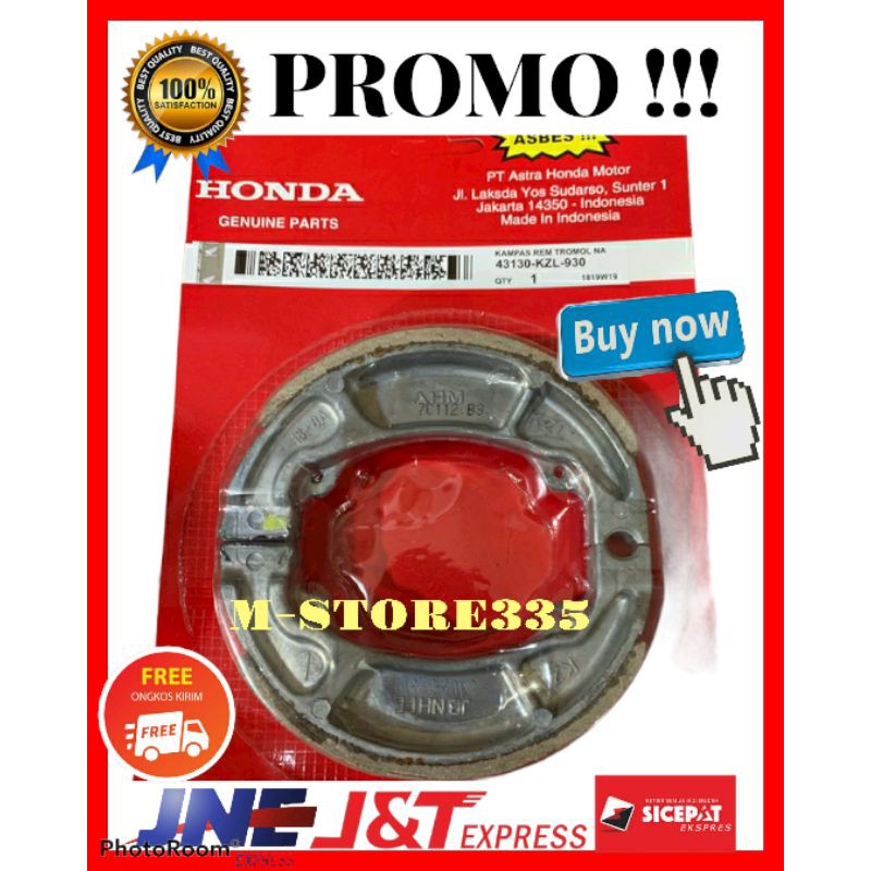 kanvas rem kampas rem belakang honda beat vario scoopy spacy