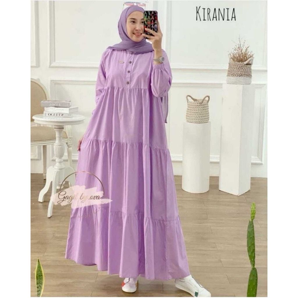 Kirania Dress/Pakaian Wanita/Dress/Gamis