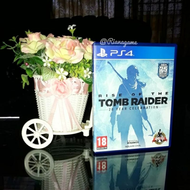 BD Kaset PS4 Rise of The Tomb Raider Game PS 4 Bekas Second Mulus