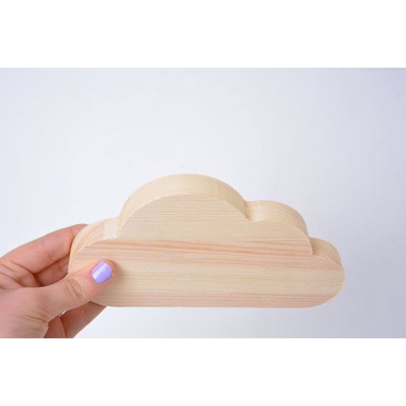 Potongan Kayu Jati Belanda Bentuk Awan