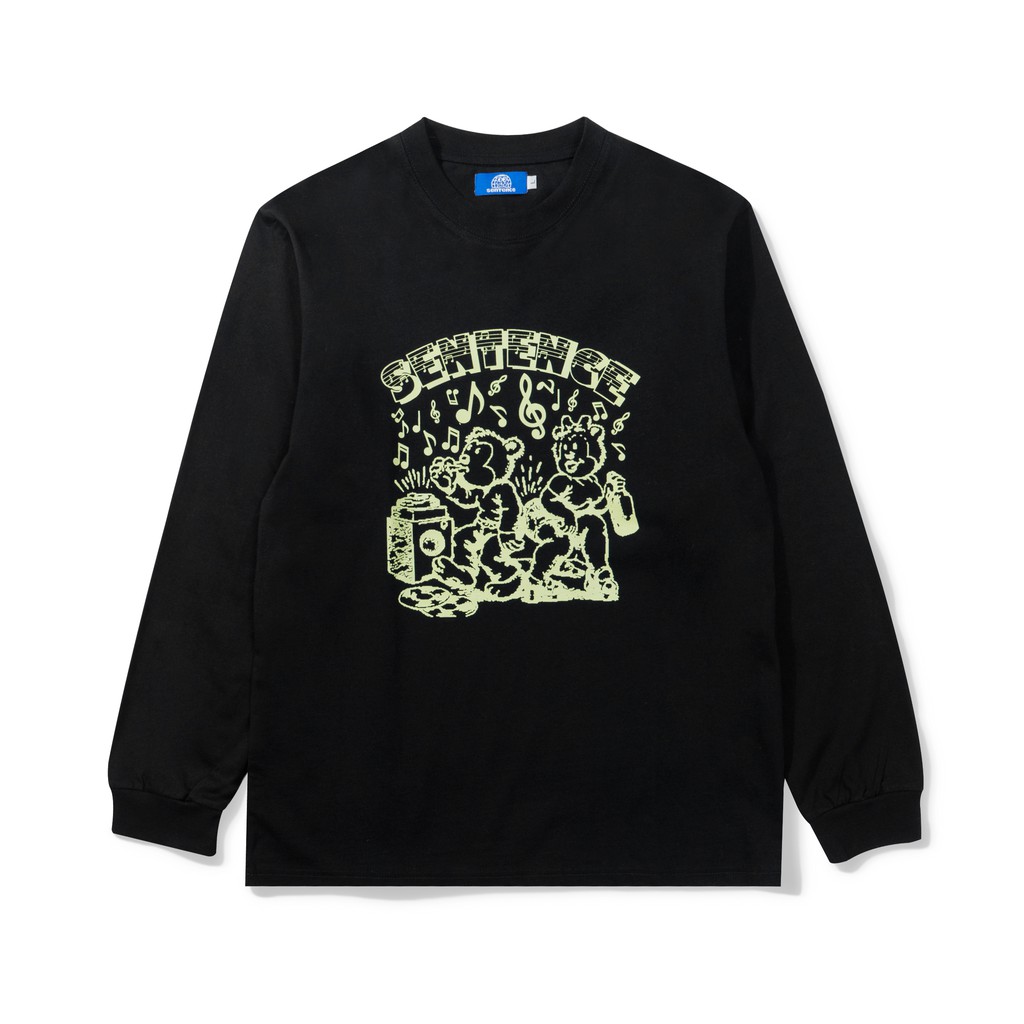 Sentence - Runaway World LS Tee - Black