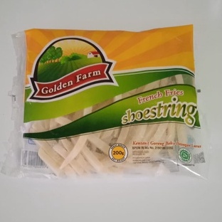 

Golden Farm French Fries 200 gr Stik Kentang Goreng Frozen