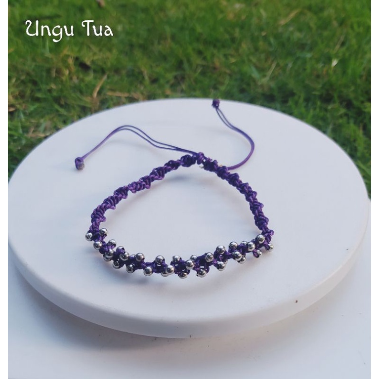 Gelang Premium Rajut Mutiara Anti Air