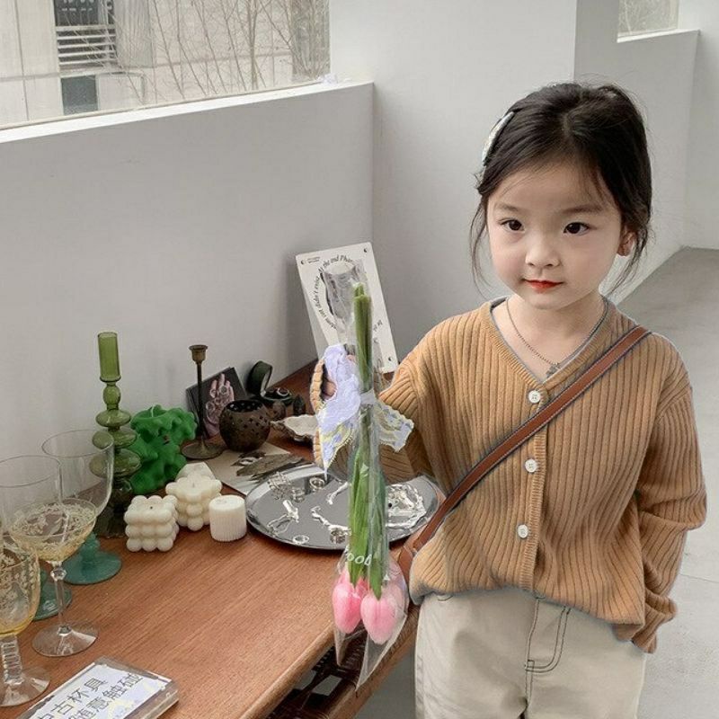 Laura Cardigan Anak Perempuan 1-3th rajut halus