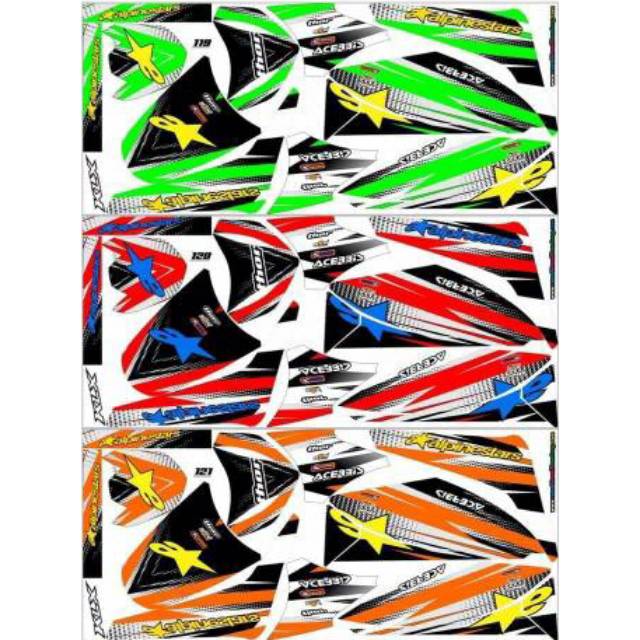 Decal / striping / striping variasi / striping klx S / striping klx L / variasi klx / kawasaki