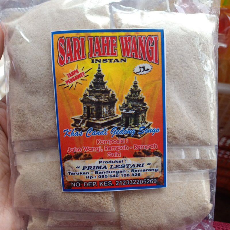 

SARI JAHE WANGI INSTAN (home made)