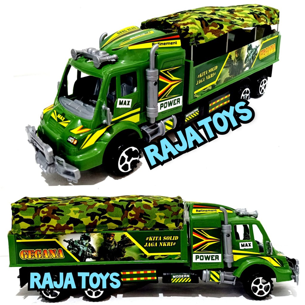 MAINAN MOBIL TRUCK MILITER TRUCK ARMY NO.9680