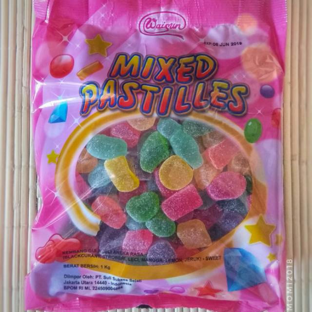 

Waisun Jelly Mix Pastilles Fruits Halal