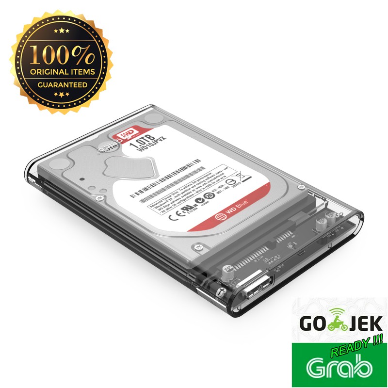 Casing Harddisk Orico 2139U3 2.5 Inch Transparent USB 3.0 HARD DRIVE