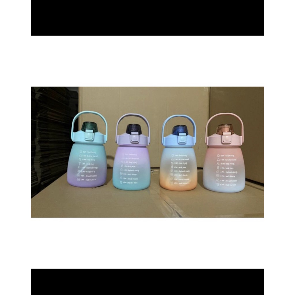 BOTOL MINUM GEMOY GRADASI VIRAL (FREE Bublewrap)