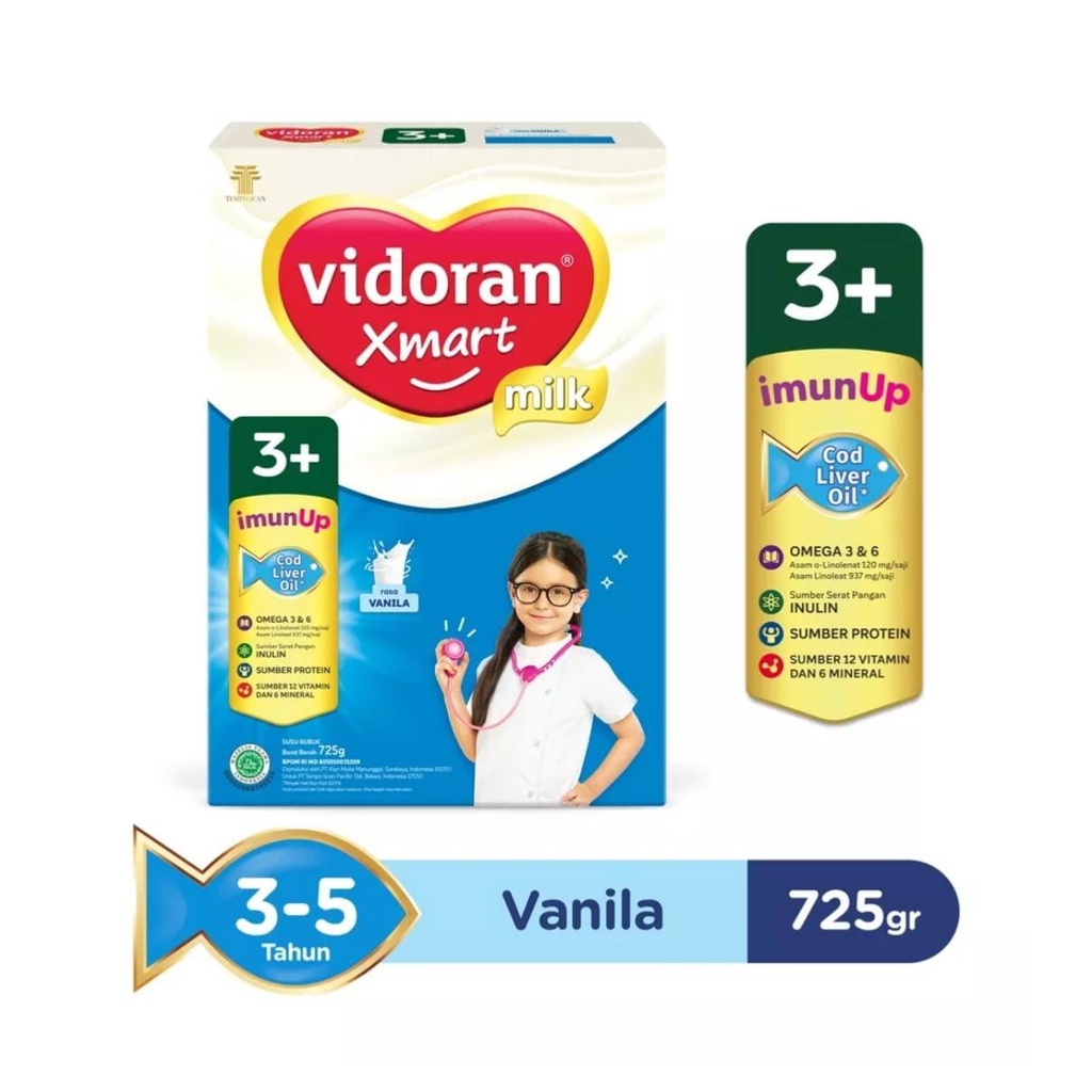 Vidoran Xmart 3+ 725gram/Kaureen Baby Shop