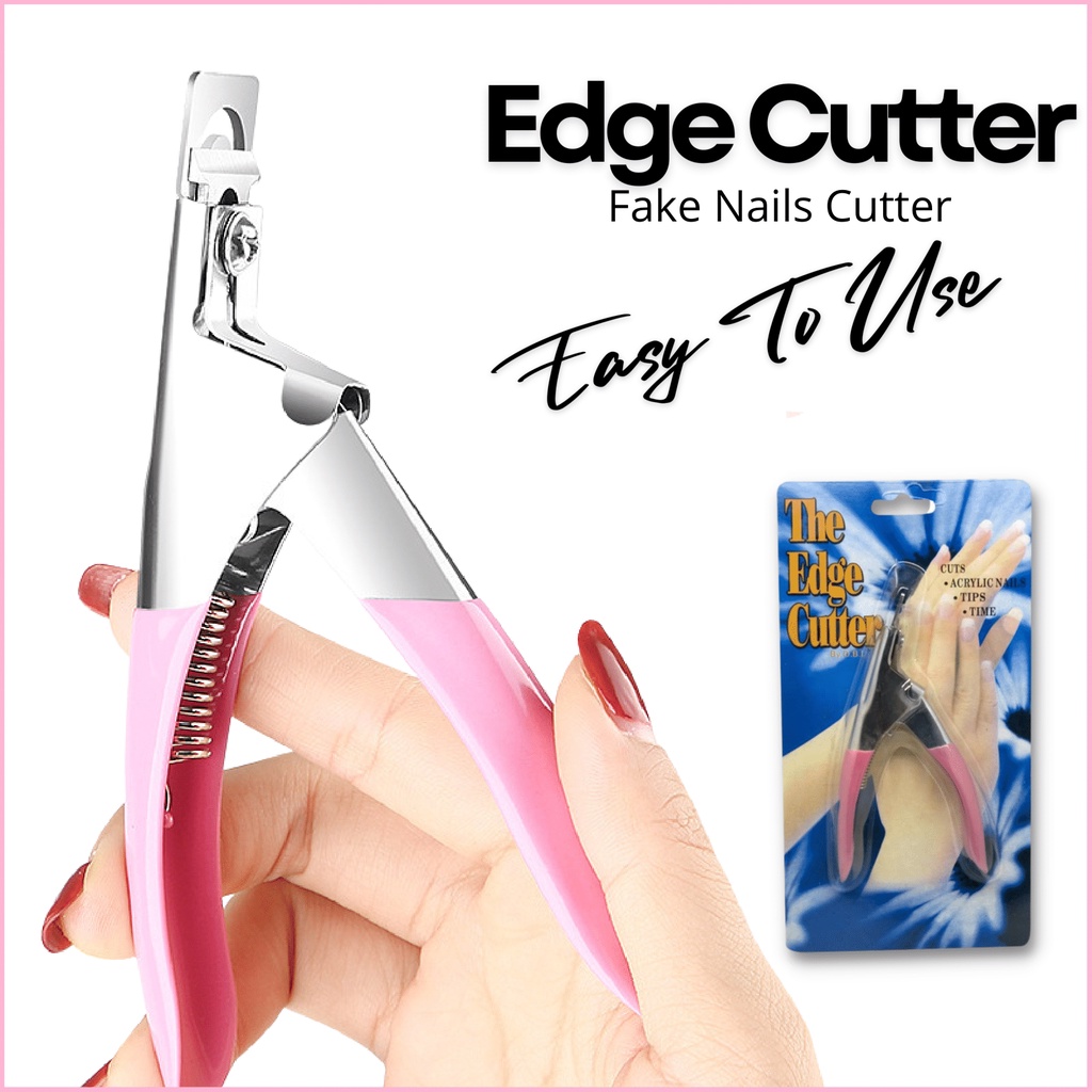 Cuticle nipper edge cutter gunting kuku palsu / gunting nail extension sambung kuku palsu/Gunting Kuku Palsu/alat pemotong kuku palsu/alat sambung kuku/Alat nail Art/guntung nail art